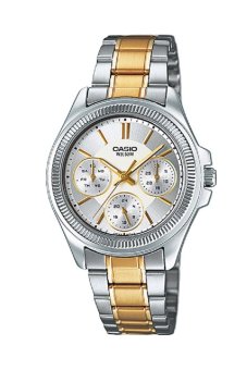 Casio Standard นาฬิกาข้อมือผู้หญิง สายสแตนเลส รุ่น LTP-2088SG-7AVDF - เรือนเหล็กสองกษัตริย์ Casio Standard นาฬิกาข้อมือผู้หญิง สายสแตนเลส รุ่น LTP-2088SG-7AVDF - เรือนเหล็กสองกษัตริย์