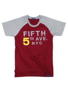 5th Avenue เสื้อยืดคอกลม 5th Ave. NYC (Red) 5th Avenue เสื้อยืดคอกลม 5th Ave. NYC (Red)