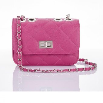 Premium Bag กระเป๋าแฟชั่น กระเป๋าสะพายข้าง รุ่น PB-004 (สีชมพู) Premium Bag กระเป๋าแฟชั่น กระเป๋าสะพายข้าง รุ่น PB-004 (สีชมพู)