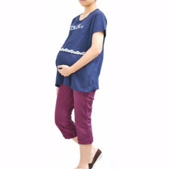 Iammom กางเกงคนท้อง กางเกงแฟชั่นขา 5 ส่วน สีแดงเลือดหมู Iammom กางเกงคนท้อง กางเกงแฟชั่นขา 5 ส่วน สีแดงเลือดหมู