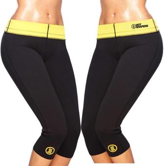 DIDO กางเกงเรียกเหงื่อ กางเกงออกกำลังกาย Hot Shapers แพคคู่ สีดำ Size-XL DIDO กางเกงเรียกเหงื่อ กางเกงออกกำลังกาย Hot Shapers แพคคู่ สีดำ Size-XL