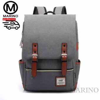Marino กระเป๋า กระเป๋าเป้ กระเป๋าสะพายหลัง กระเป๋าใส่โน๊ตบุ๊ค Backpack No.0225 - Grey Marino กระเป๋า กระเป๋าเป้ กระเป๋าสะพายหลัง กระเป๋าใส่โน๊ตบุ๊ค Backpack No.0225 - Grey