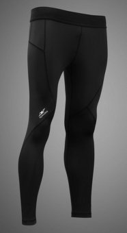 Spandex กางเกงรัดกล้ามเนื้อขายาวตัดต่อ LS001 สีดำ/ตะเข็บดำ Spandex กางเกงรัดกล้ามเนื้อขายาวตัดต่อ LS001 สีดำ/ตะเข็บดำ