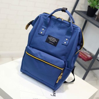 Marverlou กระเป๋า กระเป๋าเป้ กระเป๋าสะพายหลังสีกรม Woman Backpack No.2017 - D.Blue Marverlou กระเป๋า กระเป๋าเป้ กระเป๋าสะพายหลังสีกรม Woman Backpack No.2017 - D.Blue