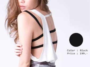KGoogGig Sport bra เสื้อชั้นในโชว์ สายหลัง 2 เส้น สีดำ KGoogGig Sport bra เสื้อชั้นในโชว์ สายหลัง 2 เส้น สีดำ