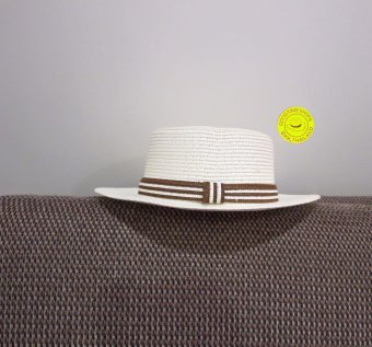 Goodtimeshops หมวกปานามา Stripe Alice cupcake - offwhite Goodtimeshops หมวกปานามา Stripe Alice cupcake - offwhite