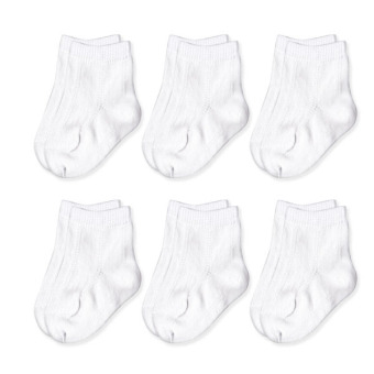 Dsox ถุงเท้าเด็กแรกเกิด 0-3เดือน (สีขาว) แพ็ค 6 คู่ Dsox ถุงเท้าเด็กแรกเกิด 0-3เดือน (สีขาว) แพ็ค 6 คู่
