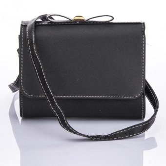 Premium Bag กระเป๋าแฟชั่น กระเป๋าสะพายข้าง รุ่น PB-001 (สีดำ) Premium Bag กระเป๋าแฟชั่น กระเป๋าสะพายข้าง รุ่น PB-001 (สีดำ)
