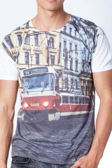5th Avenue เสื้อยืดคอกลม Classic Train (White) 5th Avenue เสื้อยืดคอกลม Classic Train (White)