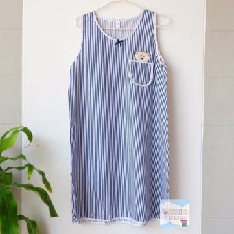 ชุดนอนผ้าcotton ชุดกระโปรงแขนกุด - CT 101 ชุดนอนผ้าcotton ชุดกระโปรงแขนกุด - CT 101