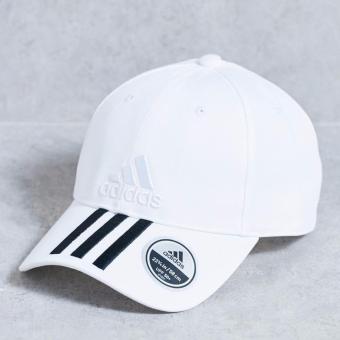 ADIDAS หมวก อาดิดาส Men Cap 6Panel 3-Stripes Cotto BK0806 WH(550) ADIDAS หมวก อาดิดาส Men Cap 6Panel 3-Stripes Cotto BK0806 WH(550)