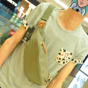 Osaka กระเป๋าสะพายไหล่ คาดอก คาดเอว ผ้า CANVAS รุ่น NE51 - สีเขียว Osaka กระเป๋าสะพายไหล่ คาดอก คาดเอว ผ้า CANVAS รุ่น NE51 - สีเขียว