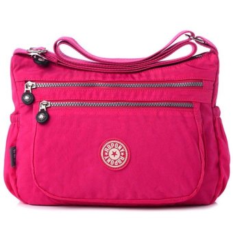 RICHCOCO กระเป๋าสะพาย เนื้อผ้าไนลอนกันน้ำ Waterproof Nylon Handbag Shoulder (Hot Pink) RICHCOCO กระเป๋าสะพาย เนื้อผ้าไนลอนกันน้ำ Waterproof Nylon Handbag Shoulder (Hot Pink)