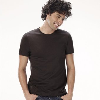 Sanremo แซนรีโม เสื้อแขนสั้นคอกลม Combed Cotton รุ่น NIS-SCA1-BL สีดำ Sanremo แซนรีโม เสื้อแขนสั้นคอกลม Combed Cotton รุ่น NIS-SCA1-BL สีดำ