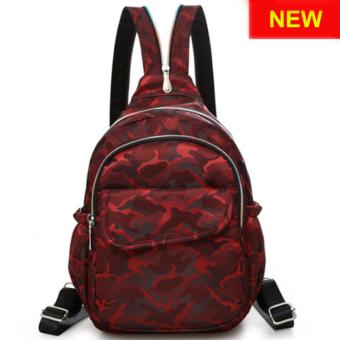 RICHCOCO กระเป๋าเป้สะพายหลัง Nylon leisure Backpack (K01_4 Red Wine) RICHCOCO กระเป๋าเป้สะพายหลัง Nylon leisure Backpack (K01_4 Red Wine)