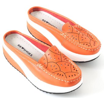 Fitness Mules Soft Comfort BB903 สีส้ม (ฺORANGE) รองเท้าลำลองพื้นยางเพื่อสุขภาพ Fitness Mules Soft Comfort BB903 สีส้ม (ฺORANGE) รองเท้าลำลองพื้นยางเพื่อสุขภาพ