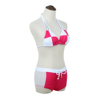 Bikini สายคล้องคอ 2ชิ้น ชุดว่ายน้ำเซ็กซี่ สำหรับผู้หญิง Bikini สายคล้องคอ 2ชิ้น ชุดว่ายน้ำเซ็กซี่ สำหรับผู้หญิง