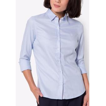 PRIMO LINEA เสื้อเชิ้ตแขนยาว ลายริ้วเล็ก รุ่น 4JW42L3072 (สีฟ้า) PRIMO LINEA เสื้อเชิ้ตแขนยาว ลายริ้วเล็ก รุ่น 4JW42L3072 (สีฟ้า)