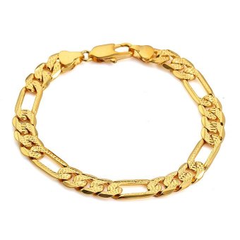 TANITTgems สร้อยข้อมือทองแบบเส้นแบน สำหรับผู้ชาย รุ่น BG70531 (Gold) TANITTgems สร้อยข้อมือทองแบบเส้นแบน สำหรับผู้ชาย รุ่น BG70531 (Gold)