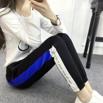 SCS กางเกงขายาว แต่งแถบข้าง (สีดำ) รุ่น 334 SCS กางเกงขายาว แต่งแถบข้าง (สีดำ) รุ่น 334