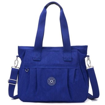 RICHCOCO กระเป๋าสะพาย เนื้อผ้าไนลอนกันน้ำ Waterproof Nylon Handbag (Dark Blue) RICHCOCO กระเป๋าสะพาย เนื้อผ้าไนลอนกันน้ำ Waterproof Nylon Handbag (Dark Blue)
