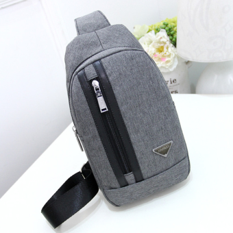 KPman กระเป๋าคาดอกผู้ชาย กระเป๋าคาดเอว กระเป๋าสะพายเฉียงผู้ชาย รุ่น LM-021 (สีเทา) KPman กระเป๋าคาดอกผู้ชาย กระเป๋าคาดเอว กระเป๋าสะพายเฉียงผู้ชาย รุ่น LM-021 (สีเทา)