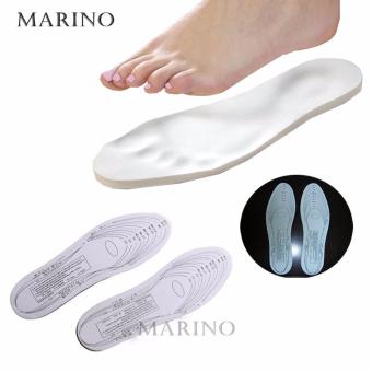 Marino แผ่นรองเพื่อสุขภาพ แผ่นรองเท้ากันกระแทก ซื้อ 1 แถม 1 No.026 - White Marino แผ่นรองเพื่อสุขภาพ แผ่นรองเท้ากันกระแทก ซื้อ 1 แถม 1 No.026 - White