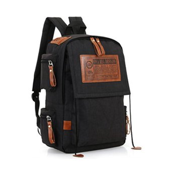 Marverlous กระเป๋าเป้สะพายหลัง กระเป๋าเป้เกาหลี Multi-กระเป๋า Backpack No.6043-Black Marverlous กระเป๋าเป้สะพายหลัง กระเป๋าเป้เกาหลี Multi-กระเป๋า Backpack No.6043-Black