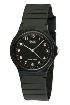 Casio Standard นาฬิกาข้อมือผู้ชาย สีดำ สายเรซิ่น MQ-24-1BLDF Casio Standard นาฬิกาข้อมือผู้ชาย สีดำ สายเรซิ่น MQ-24-1BLDF