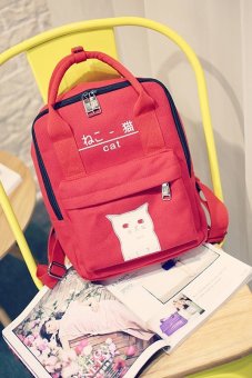 ฺBanana Shop กระเป๋าเป้สะพายหลัง กระเป๋าเป้เกาหลี กระเป๋าสะพายหลังผู้หญิง backpack women รุ่น LP-071 (สีแดง) ฺBanana Shop กระเป๋าเป้สะพายหลัง กระเป๋าเป้เกาหลี กระเป๋าสะพายหลังผู้หญิง backpack women รุ่น LP-071 (สีแดง)