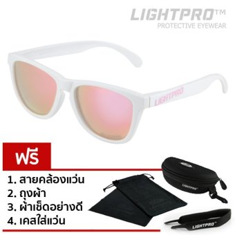 LIGHTPRO แว่นขี่จักรยาน LP003 Pink Polarized Lens LIGHTPRO แว่นขี่จักรยาน LP003 Pink Polarized Lens