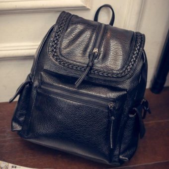 Premium Bag กระเป๋าเป้สะพายหลัง กระเป๋าเป้เกาหลี รุ่น PB016 (สีดำ) Premium Bag กระเป๋าเป้สะพายหลัง กระเป๋าเป้เกาหลี รุ่น PB016 (สีดำ)