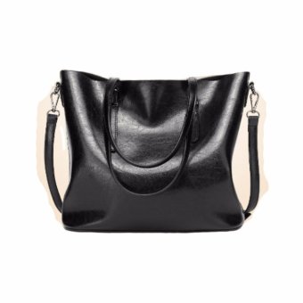 Stmartshop กระเป๋าสะพายข้างหนังใหม่ Messenger Style Bag รุ่น st999 (สีดำ) Stmartshop กระเป๋าสะพายข้างหนังใหม่ Messenger Style Bag รุ่น st999 (สีดำ)