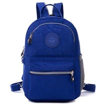 RICHCOCO กระเป๋าเป้สะพายหลัง Nylon leisure Backpack (Dark Blue) RICHCOCO กระเป๋าเป้สะพายหลัง Nylon leisure Backpack (Dark Blue)