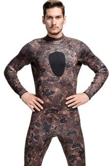 3มมยางเทียมชายสูทดำน้ำดำน้ำสนอร์เกิล Fullsuit หนาวยาวแขนเสื้อชุดว่ายน้ำอุ่น-ทหาร 3มมยางเทียมชายสูทดำน้ำดำน้ำสนอร์เกิล Fullsuit หนาวยาวแขนเสื้อชุดว่ายน้ำอุ่น-ทหาร