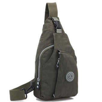 RICHCOCO กระเป๋าเป้ สายเดี่ยว Nylon leisure Backpack K03_02-Green(d) RICHCOCO กระเป๋าเป้ สายเดี่ยว Nylon leisure Backpack K03_02-Green(d)