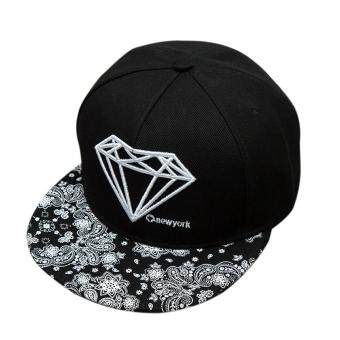 แฟชั่นหมวกเบสบอล Snapback เพศปรับได้ใส่หมวกฮิปฮอป (สีดำ) แฟชั่นหมวกเบสบอล Snapback เพศปรับได้ใส่หมวกฮิปฮอป (สีดำ)