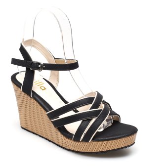 DTN STYLE รองเท้าส้นเตารีด รุ่น 18-165 Black (สีดำ) DTN STYLE รองเท้าส้นเตารีด รุ่น 18-165 Black (สีดำ)