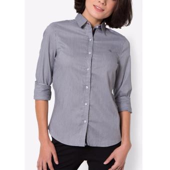 PRIMO LINEA เสื้อเชิ้ตแขนยาว ลายริ้วเล็ก รุ่น 4JW42L3072 (สีเทา) PRIMO LINEA เสื้อเชิ้ตแขนยาว ลายริ้วเล็ก รุ่น 4JW42L3072 (สีเทา)