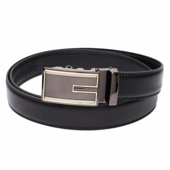 Marino Belt เข็มขัดผู้ชาย เข็มขัดหนังแท้สีดำ หัว Auto รุ่น AT400 - Black Marino Belt เข็มขัดผู้ชาย เข็มขัดหนังแท้สีดำ หัว Auto รุ่น AT400 - Black