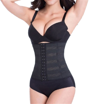 น้ำยางยางเอวสตรีเฉียบแหลมร่างกายฝึก Cincher ภายใต้หน้าอก Shapewear เสื้อสีดำ น้ำยางยางเอวสตรีเฉียบแหลมร่างกายฝึก Cincher ภายใต้หน้าอก Shapewear เสื้อสีดำ