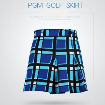 กระโปรงกอล์ฟสำหรับสุภาพสตรี PGM สีน้ำเงิน (QZ007) BLUE COLOUR กระโปรงกอล์ฟสำหรับสุภาพสตรี PGM สีน้ำเงิน (QZ007) BLUE COLOUR
