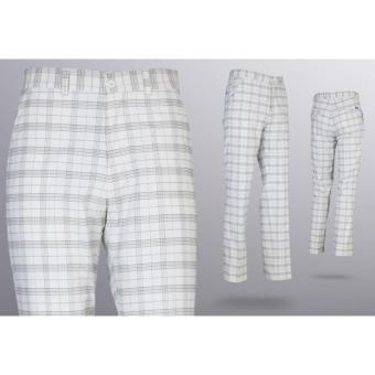 EXCEED กางเกงกอล์ฟผู้ชายขายาว #24 ลายตารางสีขาว (KUZ003) PGM Men's Golf PANTS Gentleman Plaid Quick Dry Sport Trousers Summer Breathable Short XXS-3XL WHITE COLOUR EXCEED กางเกงกอล์ฟผู้ชายขายาว #24 ลายตารางสีขาว (KUZ003) PGM Men's Golf PANTS Gentleman Plaid Quick Dry Sport Trousers Summer Breathable Short XXS-3XL WHITE COLOUR
