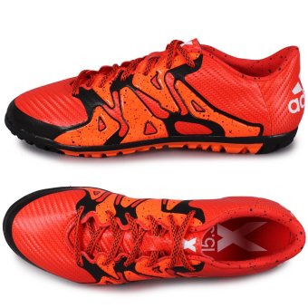 Adidas รองเท้าฟุตบอล รองเท้า100 ปุ่ม สำหรับสนามหญ้าเทียม X 15.3 (แดง ส้ม) Adidas รองเท้าฟุตบอล รองเท้า100 ปุ่ม สำหรับสนามหญ้าเทียม X 15.3 (แดง ส้ม)