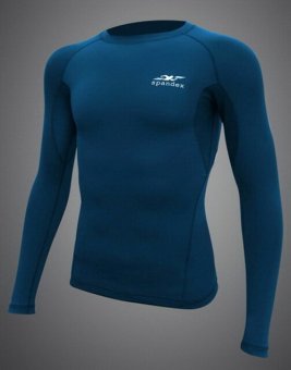 Spandex เสื้อรัดกล้ามเนื้อแขนยาว รุ่น S001 (สีกรมท่า) Spandex เสื้อรัดกล้ามเนื้อแขนยาว รุ่น S001 (สีกรมท่า)