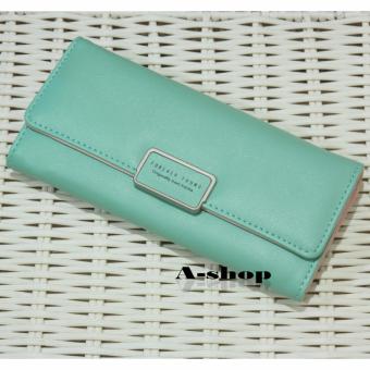 A-shop กระเป๋าเงิน กระเป๋าหนัง กระเป๋าสตางค์ สตรี ใบยาว สไตล์เกาหลี ForeverYoung-8M252Green A-shop กระเป๋าเงิน กระเป๋าหนัง กระเป๋าสตางค์ สตรี ใบยาว สไตล์เกาหลี ForeverYoung-8M252Green