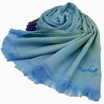 รชาผ้าพันคอผ้าไหมลายดอกไม้ (สี Arctic) รชาผ้าพันคอผ้าไหมลายดอกไม้ (สี Arctic)