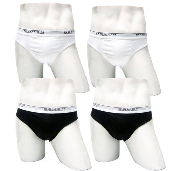 DOMON UNDERWEAR กางเกงในโชว์ขอบ DOMON 4 ตัว/1 เซ็ต (ขาว 2 ตัว ดำ 2ตัว) DOMON UNDERWEAR กางเกงในโชว์ขอบ DOMON 4 ตัว/1 เซ็ต (ขาว 2 ตัว ดำ 2ตัว)