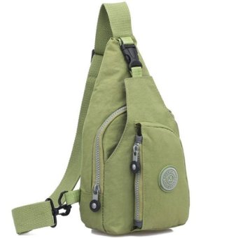 RICHCOCO กระเป๋าเป้ สายเดี่ยว Nylon leisure Backpack K03_02-Green RICHCOCO กระเป๋าเป้ สายเดี่ยว Nylon leisure Backpack K03_02-Green