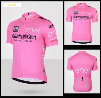 Cbike OEM เสื้อปั่นจักรยาน เสื้อขี่จักรยาน New 2016 Tour France เนื้อผ้า Polyester สีชมพู Cbike OEM เสื้อปั่นจักรยาน เสื้อขี่จักรยาน New 2016 Tour France เนื้อผ้า Polyester สีชมพู